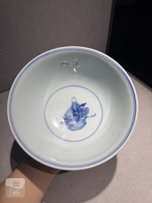 清康熙 青花寿字纹碗一对 - 图14